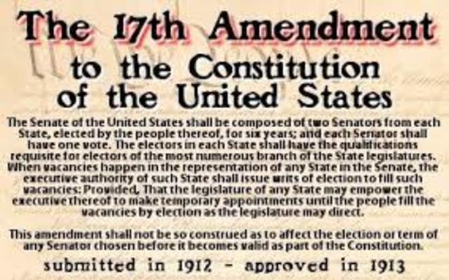 17th amendment