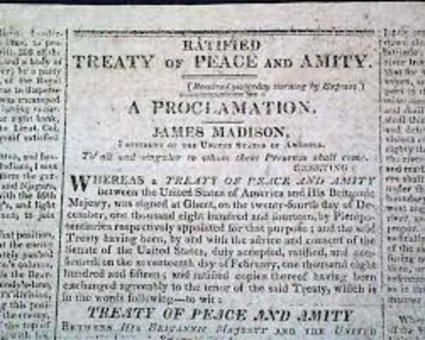 Treaty of Ghent Ratified
