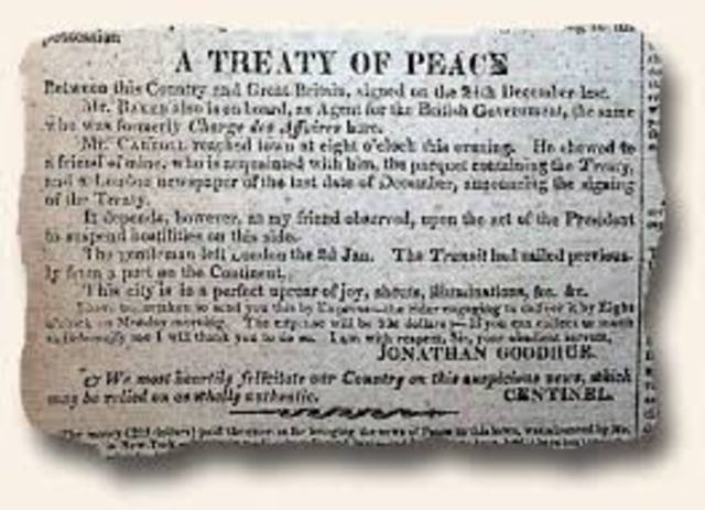 Treaty of Ghent Ratified