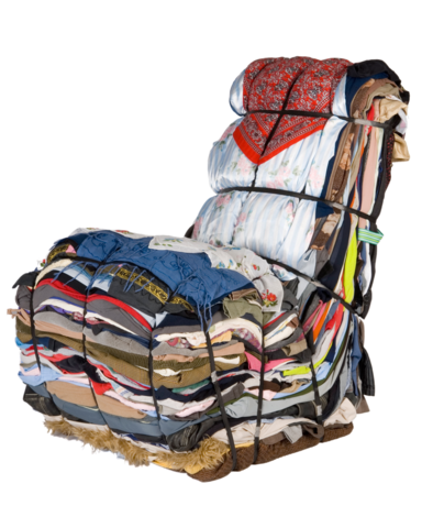 Rag Chair (1991) por Tajo Remy para Droog Design