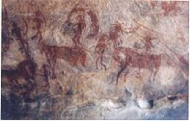 Bhimbetka rock painting