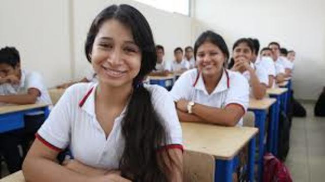 Entrada al bachillerato