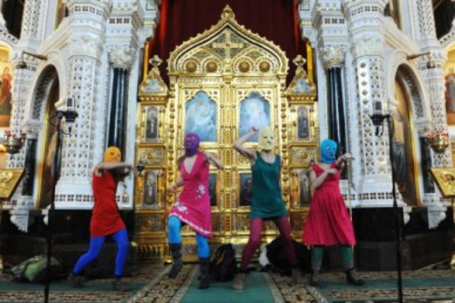 First Pussy Riot Performance