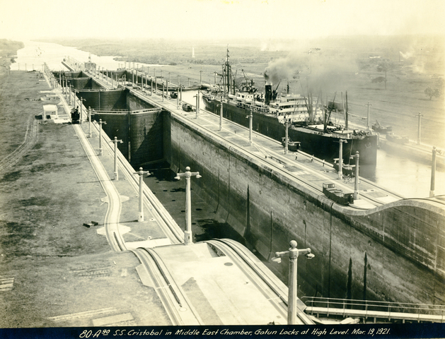 The Panama Canal is completed and opened for traffic