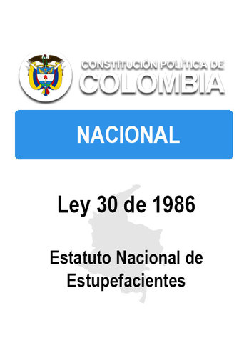 Ley 30 de 1986