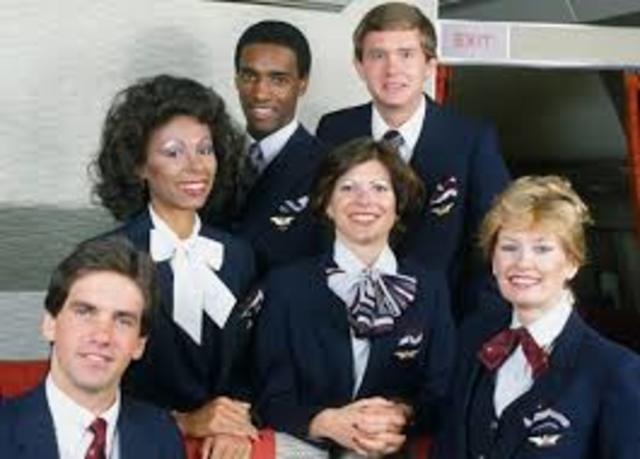 A classic navy blue suit