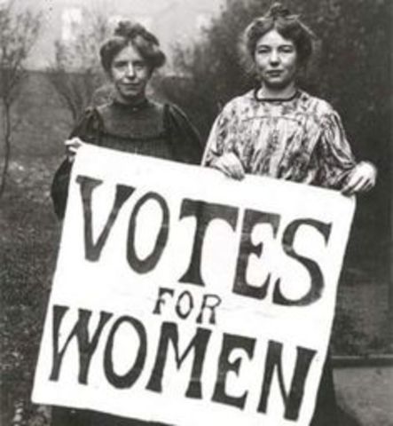 Women got the right to vote.