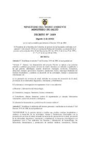 Decreto 1669 de 2002