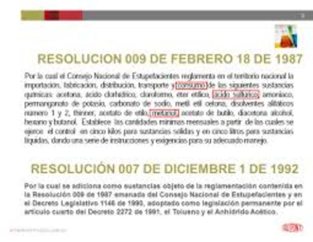 Resolución 09 de 1987