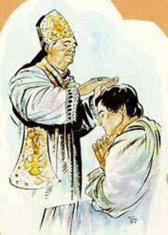 Marcelino decide ser sacerdote