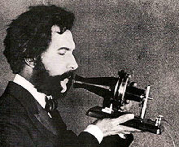 Alexander Graham Bell invents the telephone