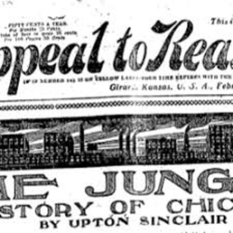 Upton Sinclair releases "the Jungle"