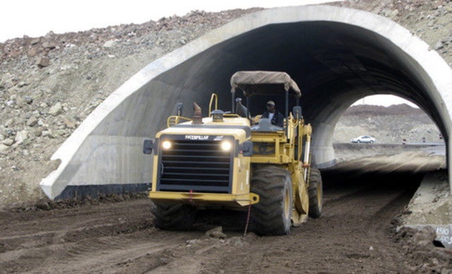 All weather roads were created to improve year round transport and trade