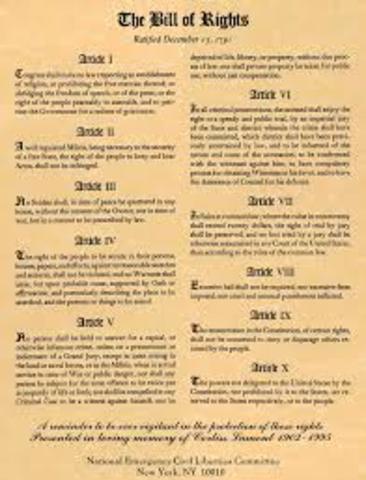 The Bill of Rights