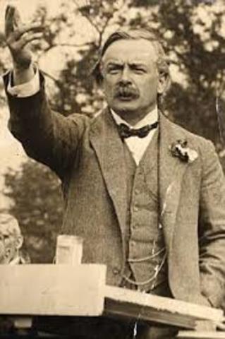 Lloyd George becomes British Prime Minister