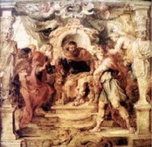 el rey sugiere que ellos viajen a esparta hablar con menelao