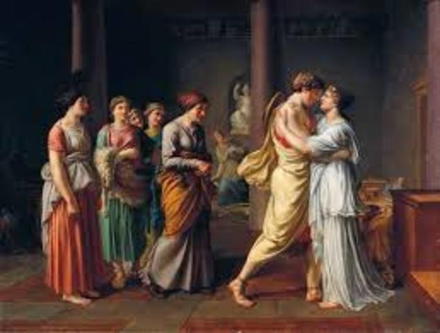 Helena reconoce a telémaco