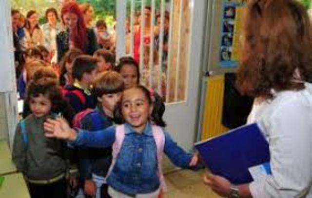 Mi primer día en la primaria