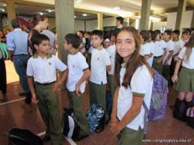 Mi primer dia en la secundaria