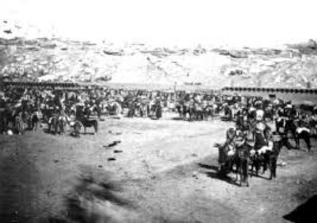 Long Walk of Navajo Indians