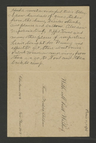 Veteran Event - Christmas Card to Family