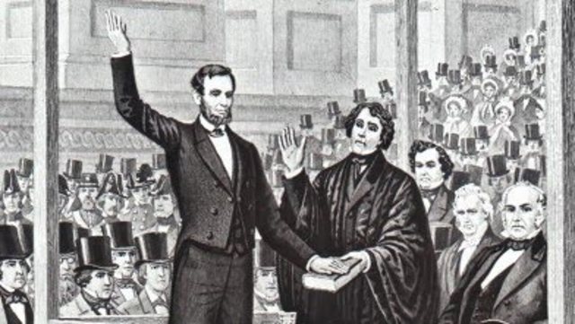 Lincoln Is Sworn In