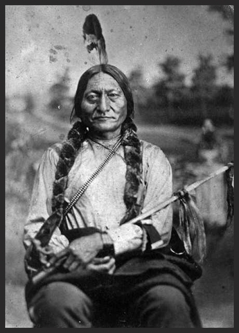 Sitting Bull surrenders to U.S Army and goes to standing rock Reservations