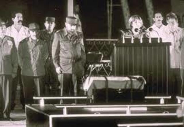 Llegada y entierro del "Che"