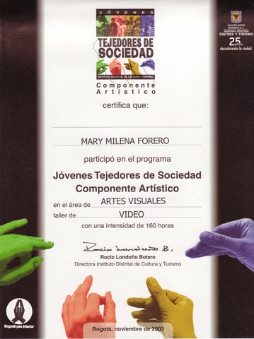 Programa Jovenes Tejedores de Sociedad
