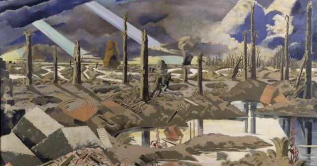 la pintura la carretera de menin