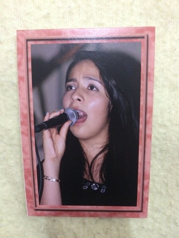 Primera vez cantando en público