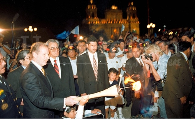 Conmemoración del 15 aniversario de la fundación de la Unidad Revolucionaria Nacional Guatemalteca