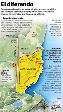 Litigo territorial de Belice