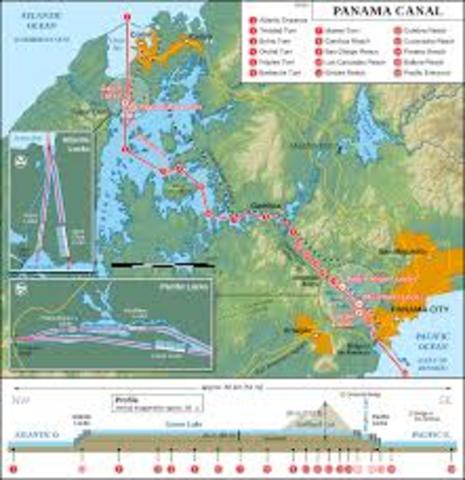 The Panama Canal is Completed and Opened for Traffic