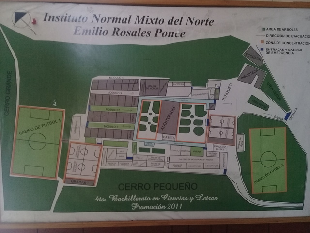 Croquis de las instalaciones