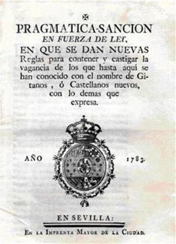 Publicación de la Pragmática Sanción de 1789