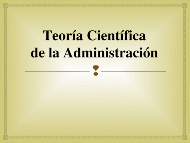 Administración científica