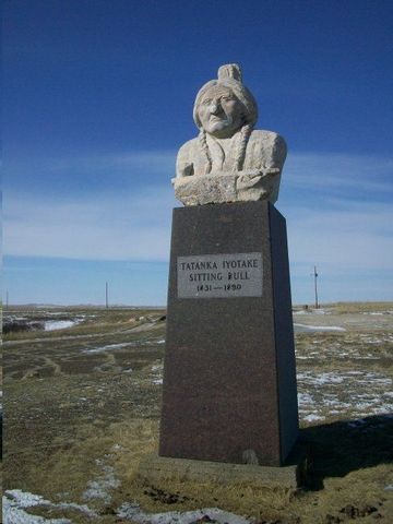 Sitting Bull's Death at Standing Rock Reservation