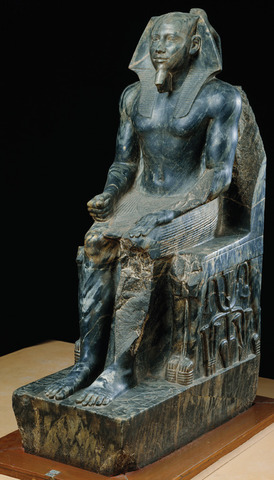 Khafre Enthroned