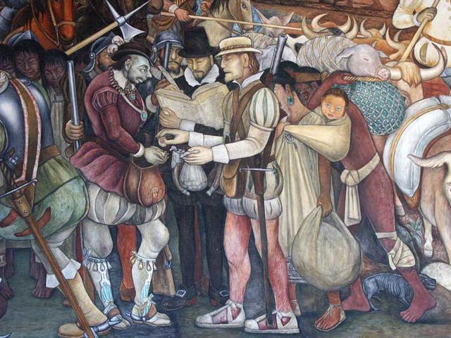 Los españoles y la plata