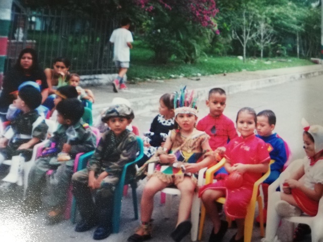 day of the children in the garden and I met my first friends