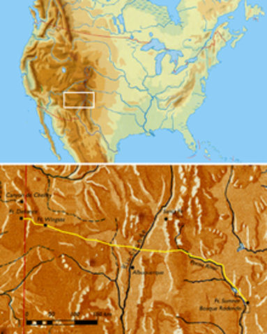 Long Walk of the Navajo Indians