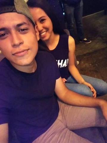 Mi amiguito Moy el dia de mi cumpleaños