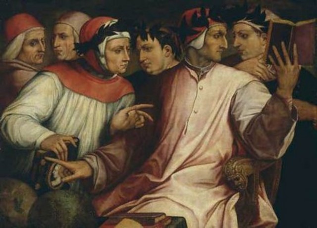 PRECURSORES AISLADOS DEL HUMANISMO ITALIANO  (Finales del S XIII-mediados de S XIV)