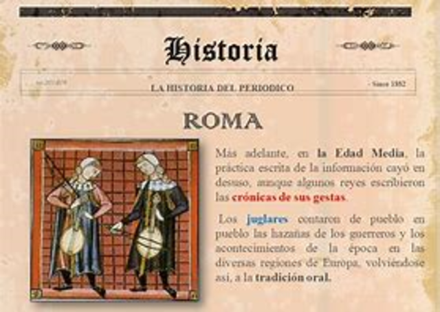 Edad Media, Los orígenes de los anuncios en la prensa