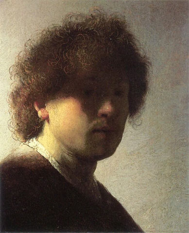zelf portret Rembrandt van Rijn