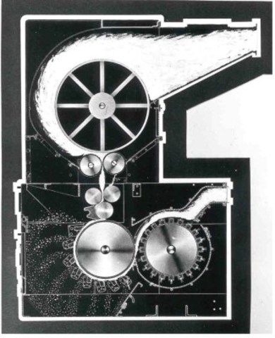 La limpiadora de algodón.