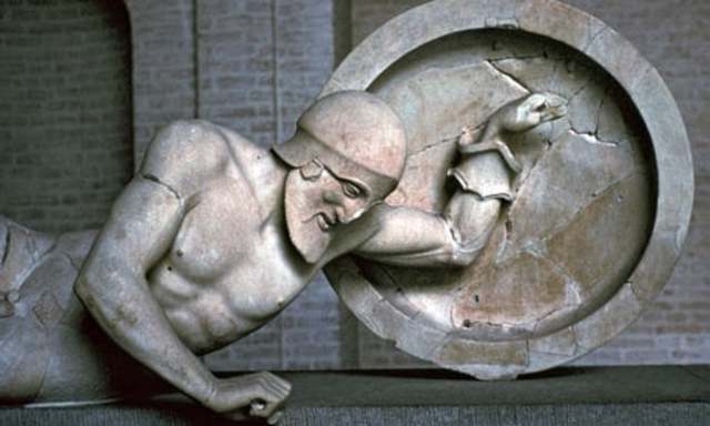 Fallen Warrior from Temple of Aphaia