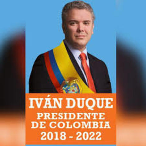 LLEGADA A LA PRESIDENCIA IVAN DUQUE