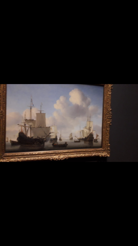 Hollandse schepen op een kalme zee